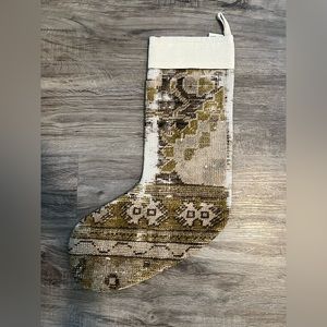 Vintage Rug Christmas Stocking